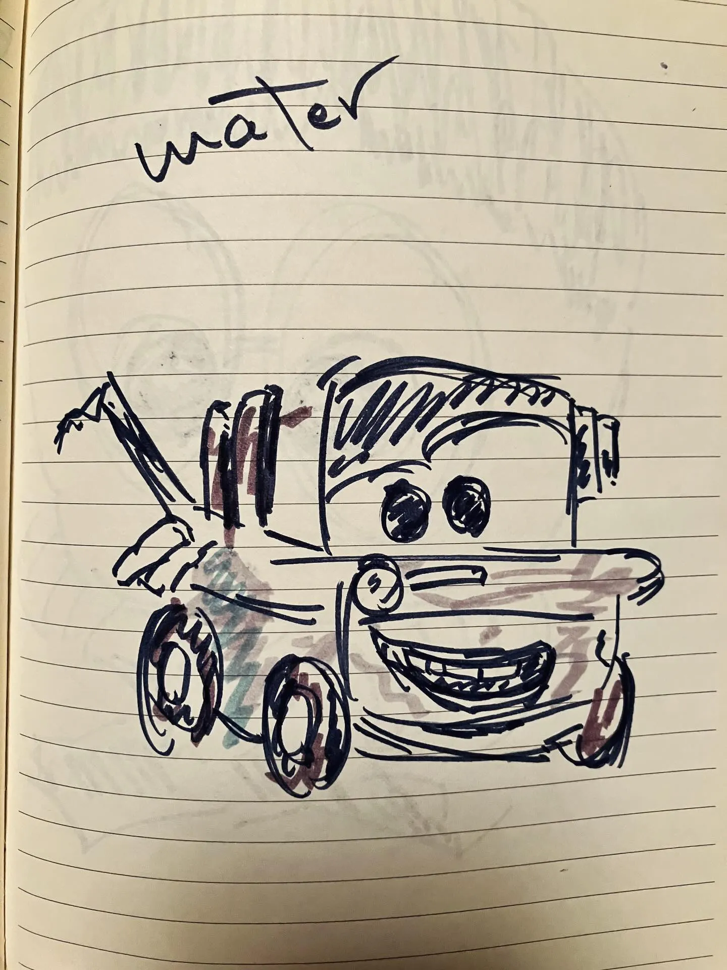 久々のゆっくり時間、孫に頼まれて描き始めたら、思わず楽しくな...