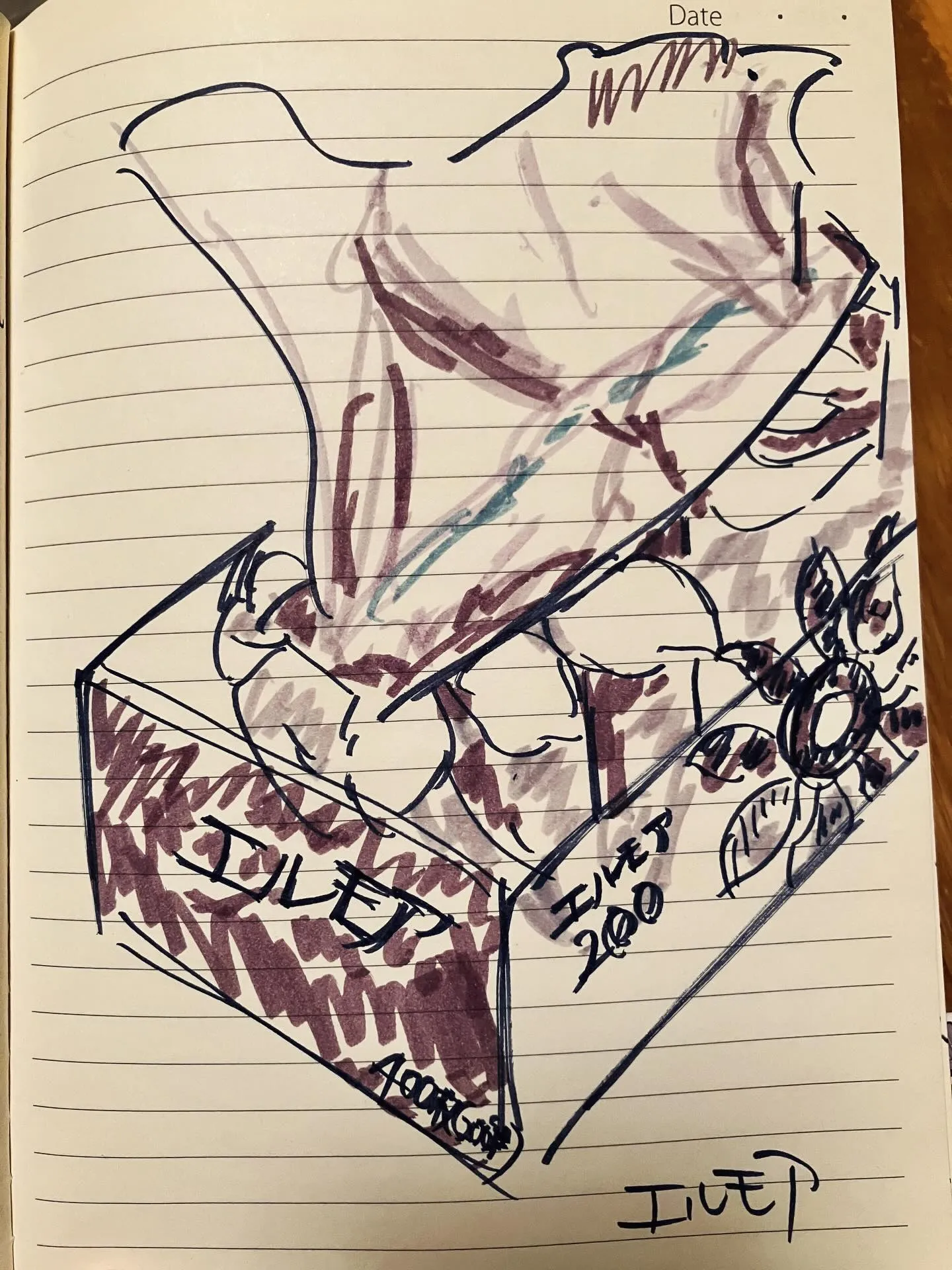 久々のゆっくり時間、孫に頼まれて描き始めたら、思わず楽しくな...