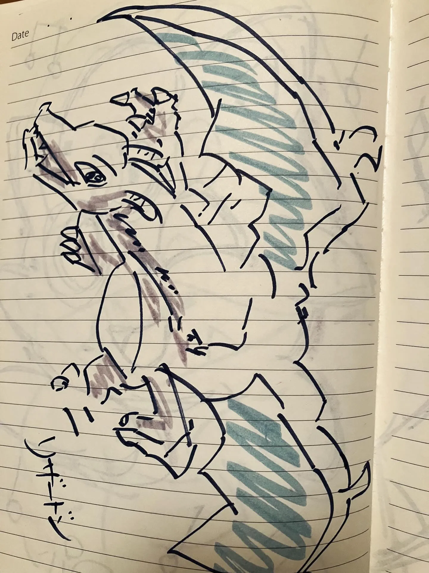 久々のゆっくり時間、孫に頼まれて描き始めたら、思わず楽しくな...